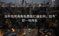 当年他用海角免费版红遍全网，如今却一地鸡毛